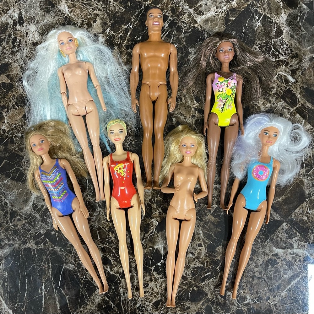 Barbie Dolls Lot of 7 , Mattel